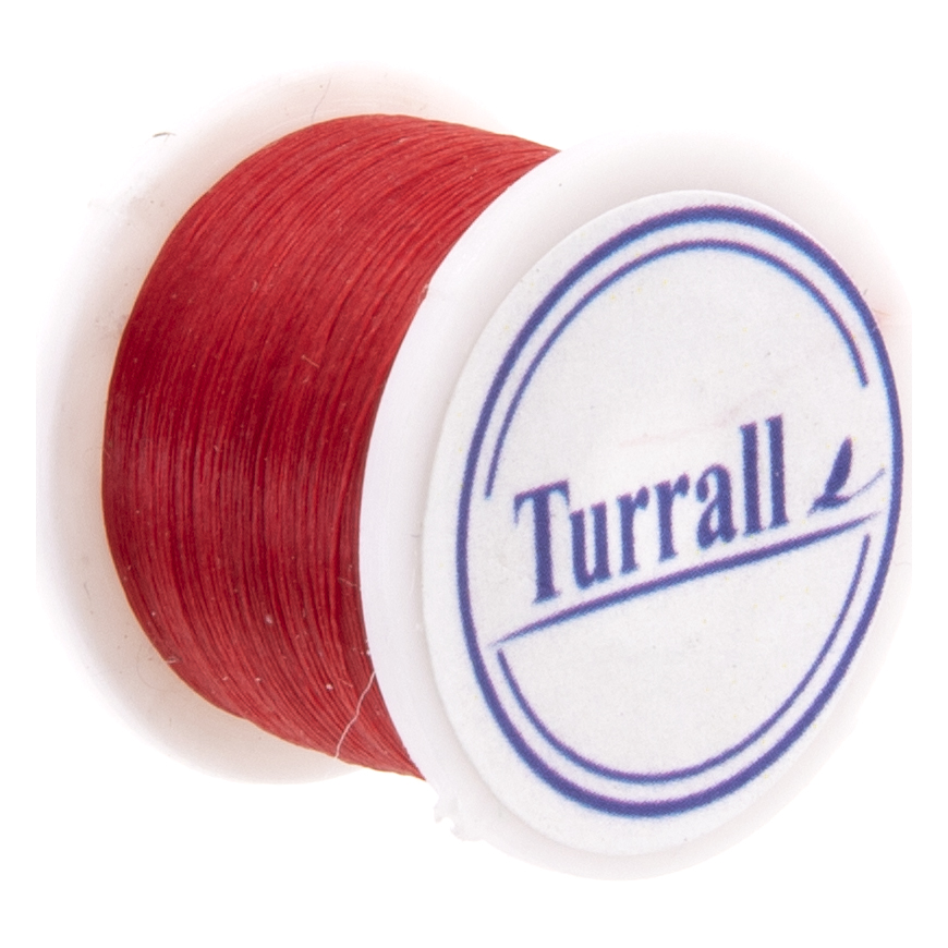 Turrall Regular Thread Pre-Waxed Red Fly Tying Threads (Product Length 71.08 Yds / 65m)
